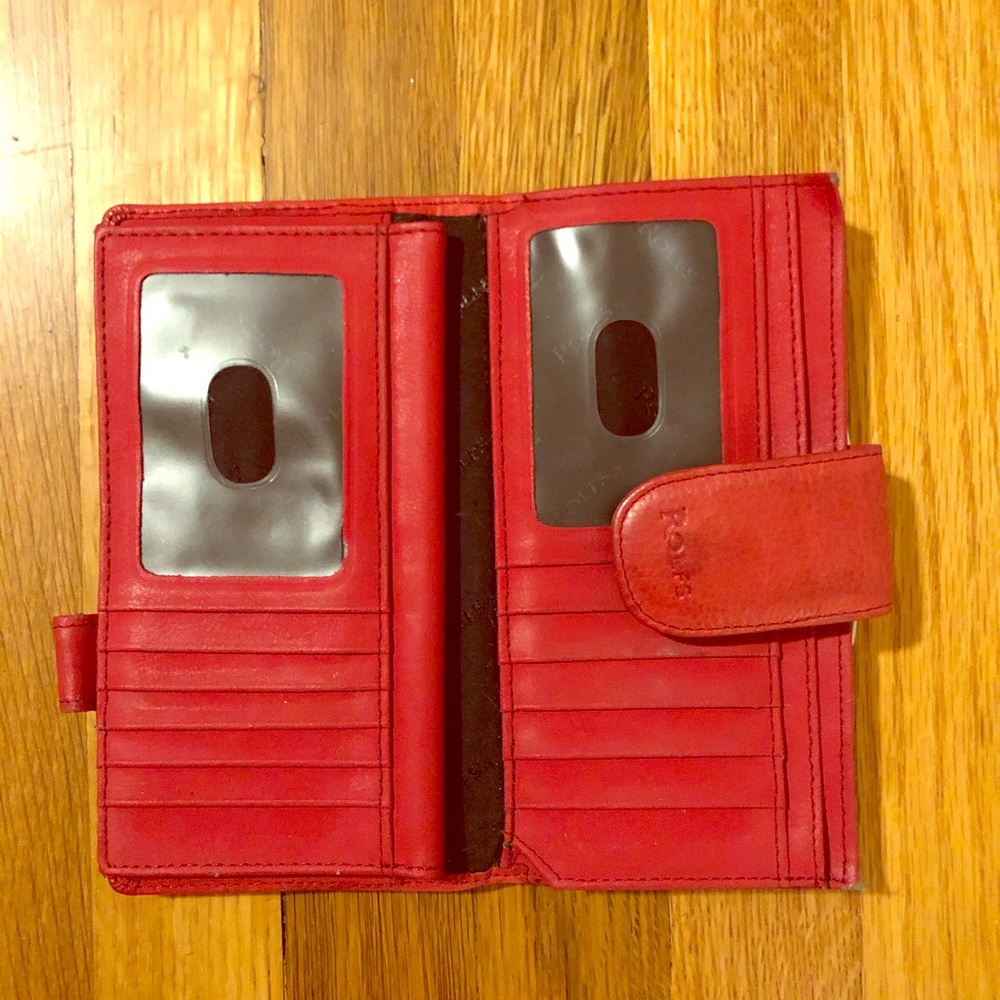 Rolfs Leather Checkbook Wallet